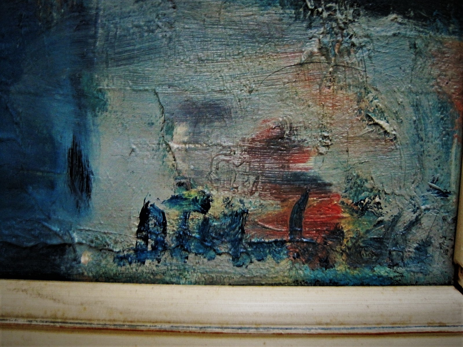 Bob Fernhout - omstreeks 1930 geschilderd olieverf "Amsterdam de Blauwbrug bij nacht" kopen? Bied vanaf 1!