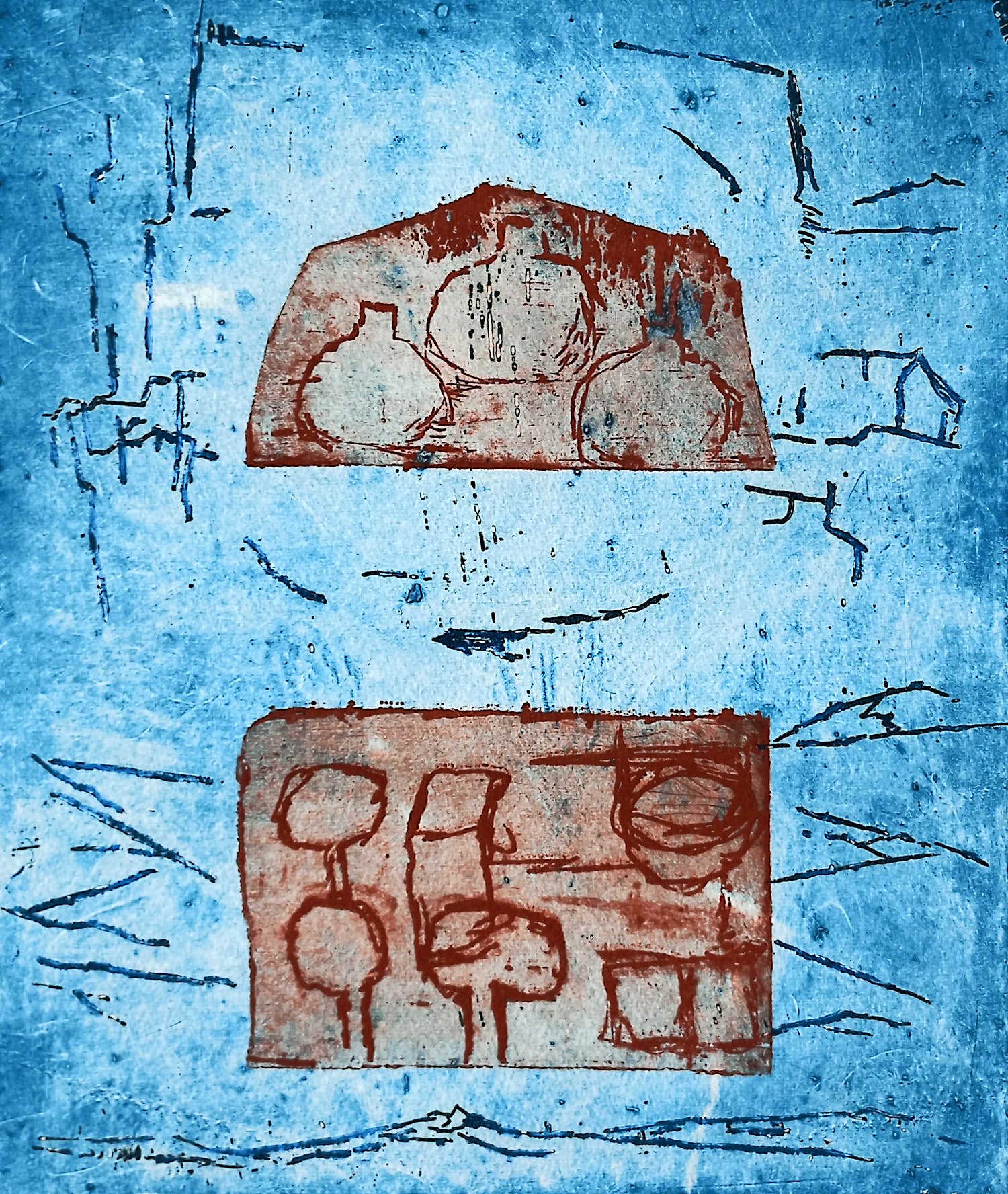 Jan Montyn - Peace, aquatint ets (kleine oplage) verkocht voor € 115!