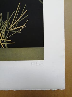 Pol Bury - Houtsnede - Handgesigneerd kopen? Bied vanaf 245!