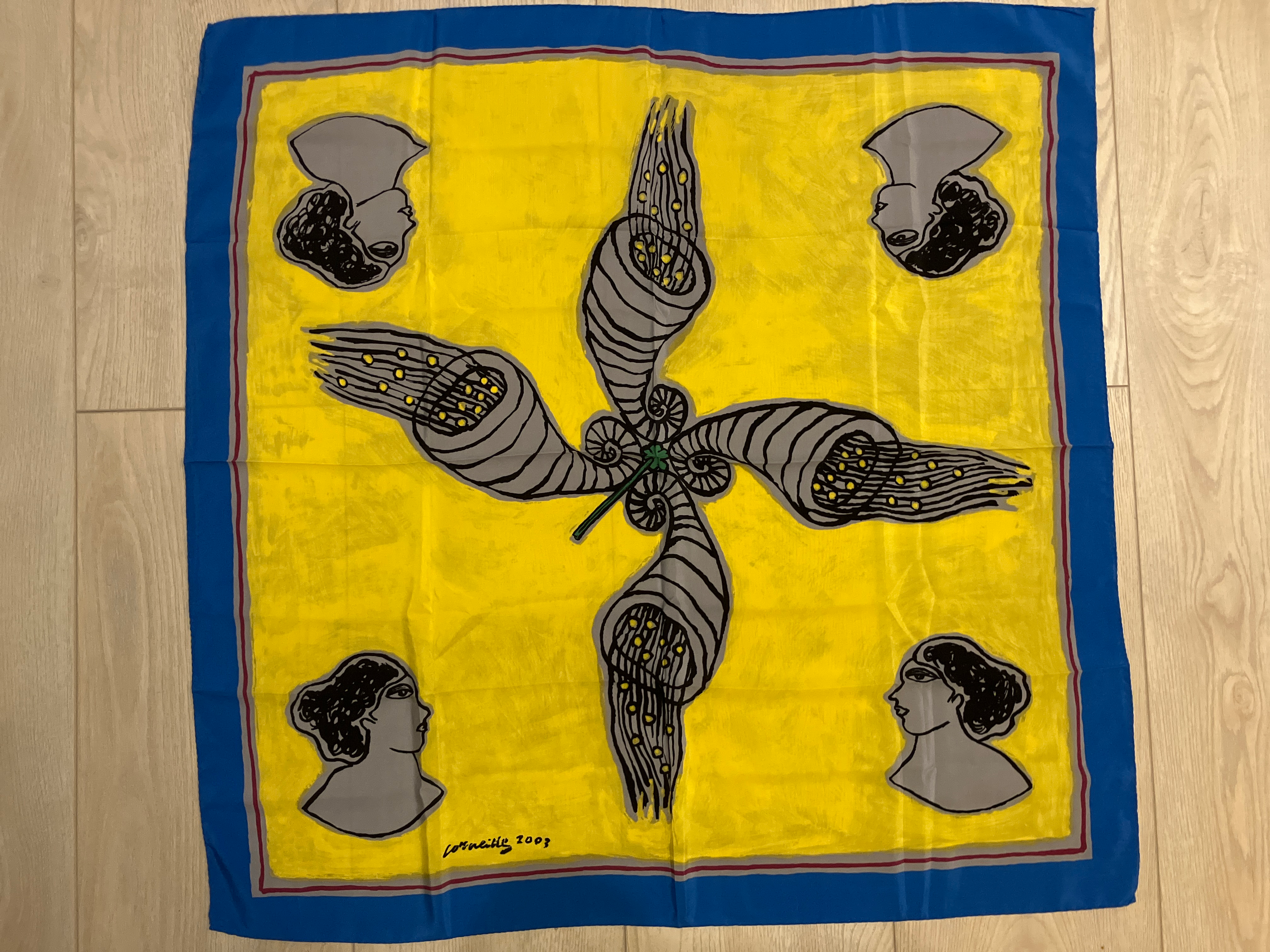 Buy Corneille - Zijden sjaal (uniek) 2003? Bid from 67!