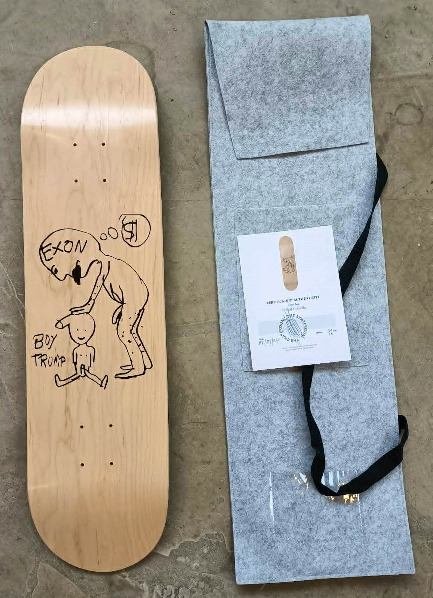 Paul McCarthy - Boy Trump (the Skateroom Edition) incl. CoA kopen? Bied vanaf 50!