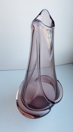 Frantisek Zemek - Vaas - "Rhapsody" - Alexandriet glas - Zelezny Brod Sklo (ZBS) - Jaren 50 kopen? Bied vanaf 50!