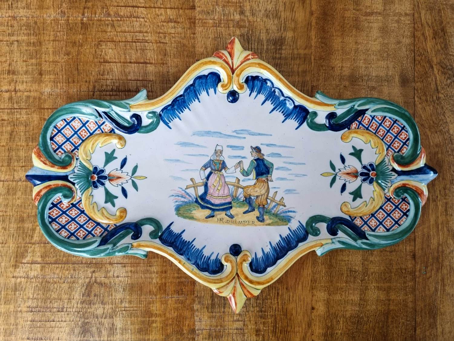 Quimper Faience - Wandbord kopen? Bied vanaf 30!