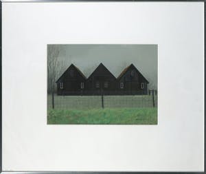 Jan Bos - Gouache, Opzij van de Emmerikseweg - Ingelijst kopen? Bied vanaf 80!