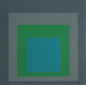 Josef Albers - Hommage aan het Plein - Renewed Hope, 1977 - Zeefdruk in kleuren kopen? Bied vanaf 220!