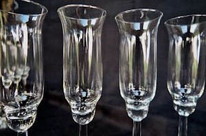 Willem Heesen - 10 design Champagneglazen - 70-er jaren - gratis verzending in NL kopen? Bied vanaf 50!