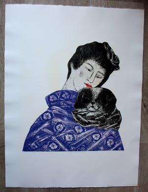 Arja van den Berg - Ets - 1994 kopen? Bied vanaf 45!