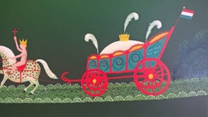 Willem Westbroek - Kleuren zeefdruk. Titel, "De Rijtoer". kopen? Bied vanaf 60!