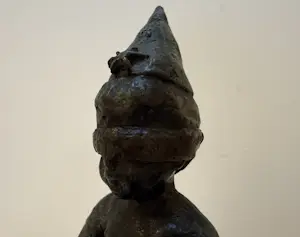 Nicolas Dings - Bronzen sculptuur | 'JA en NEE (regeren de wereld)' | 1998 kopen? Bied vanaf 550!