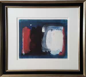 Eugene Brands - Compositie met ster - GOUACHE op karton verkocht voor € 1750!
