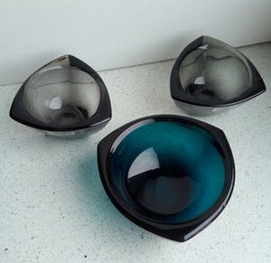 Kaj Franck - 3 Nuutajärvi Bullseye Häransilmä schaaltjes kopen? Bied vanaf 50!