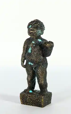 Carolein Smit - Bronzen beeld, Klein jongetje met bal vendu pour 90€ !