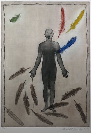 Mark Brusse - Kleurenets, Just like trees - Ingelijst (Zeer groot) kopen? Bied vanaf 150!