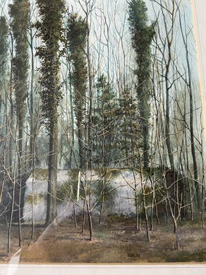 Jan Bos - De tuin van huize Baank te Warnsveld. kopen? Bied vanaf 50!