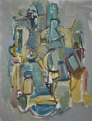 Niet of onleesbaar gesigneerd - Abstract kopen? Bied vanaf 1!