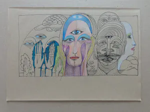 Ernst Vijlbrief - LOT VAN 2 WERKEN / ORIGINEEL WERK / 21x30cm + 21x17cm kopen? Bied vanaf 30!