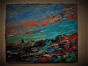 Niet of onleesbaar gesigneerd - Interessant omstreeks 1960 geschilderd Expressionistisch Olieverf kopen? Bied vanaf 10!