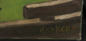 Gijs Donker - Olieverf op doek, Z.T. Koeien in een stal kopen? Bied vanaf 1!