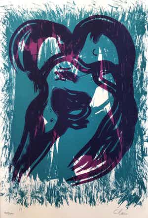 Hugo Claus - Kleurenlitho - Fuga - Herfst 1 - 1979 - 105/300 verkocht voor € 75!