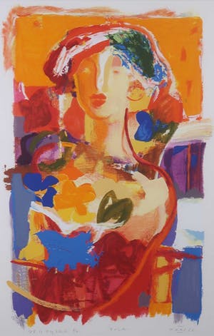 Marta Jedrysko - Zeefdruk, Pola - Ingelijst kopen? Bied vanaf 20!