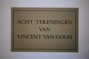 Vincent van Gogh - Acht tekeningen vendu pour 100€ !