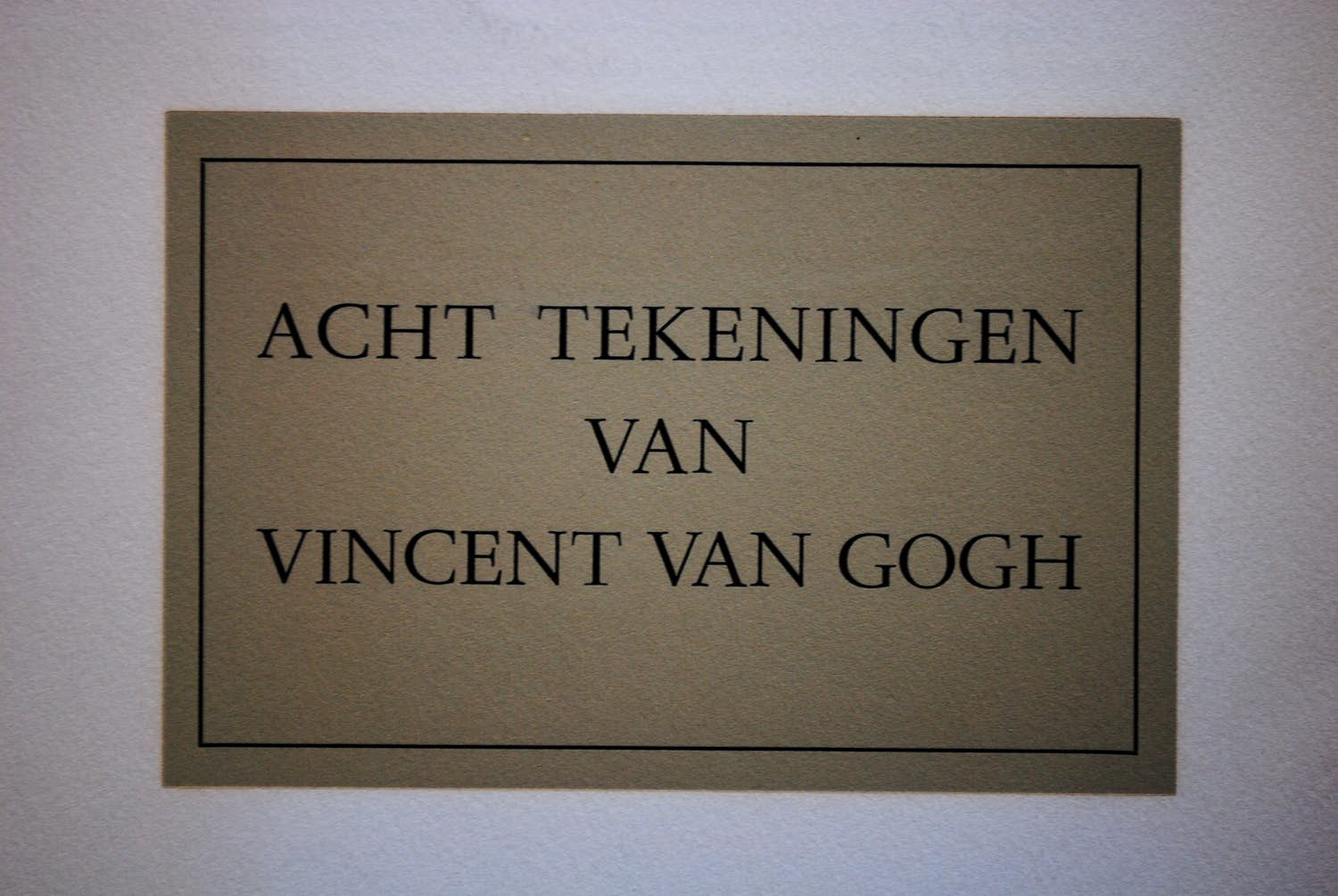 Vincent van Gogh - Acht tekeningen verkocht voor € 100!