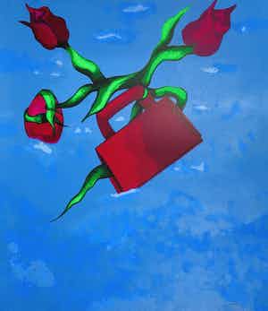 Patty Harpenau - zonder titel (groot) verkocht voor € 75!