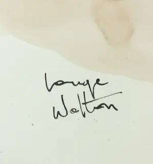 Fernando Lange Walton - Lot van twee aquarellen, Zonder titel kopen? Bied vanaf 1!