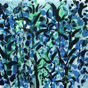 Jef Diederen - Litho: Kleine tuin I- 1990 verkocht voor € 125!