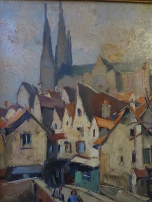 Louis Jacques Vigon - Cathedrale de Chartres kopen? Bied vanaf 80!