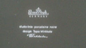 Rosenthal - Tapio Wirkkala zwarte schaal kopen? Bied vanaf 17!