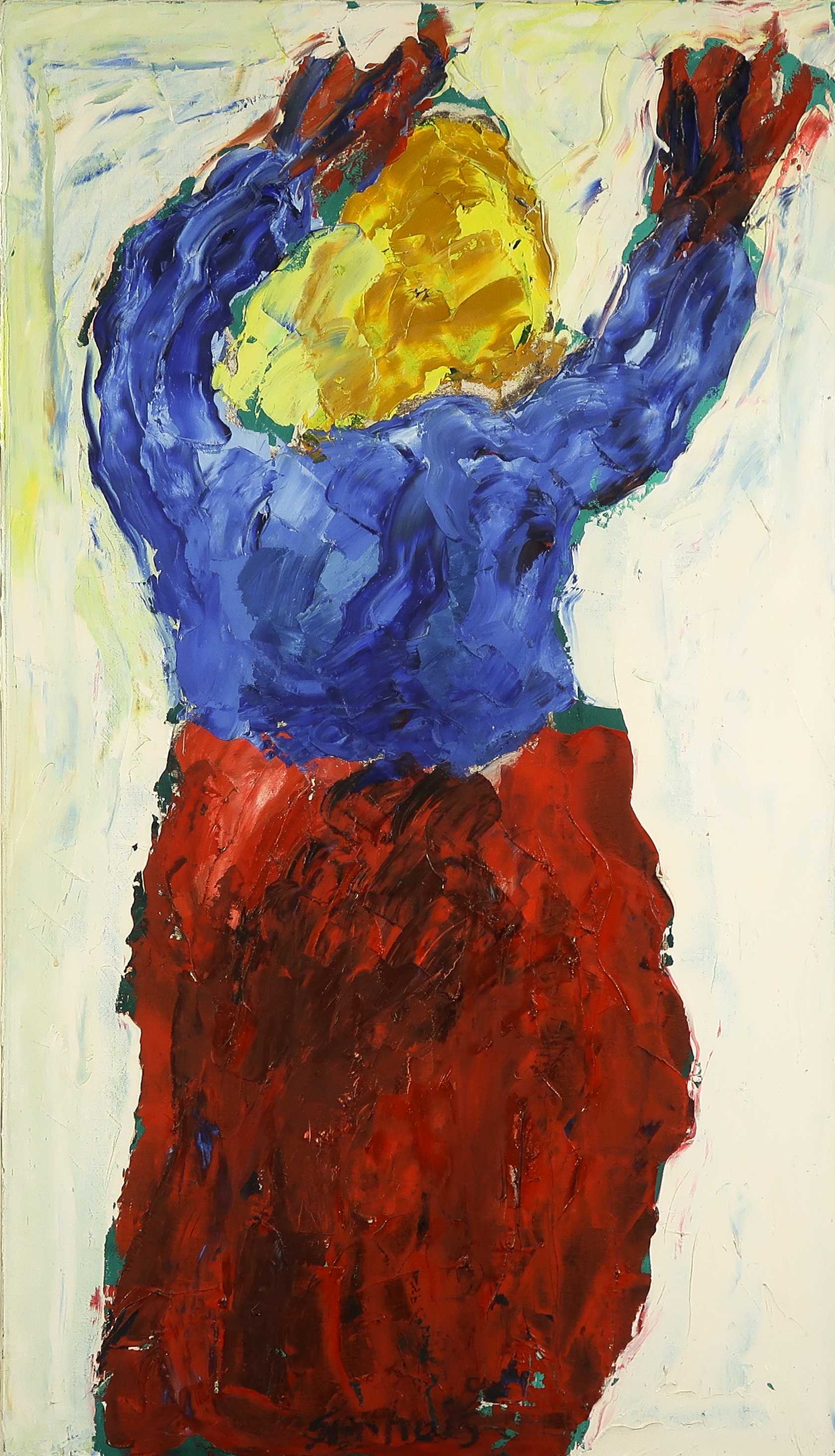 Jan Sierhuis - Olieverf op doek, Danseres - Ingelijst kopen? Bied vanaf 200!