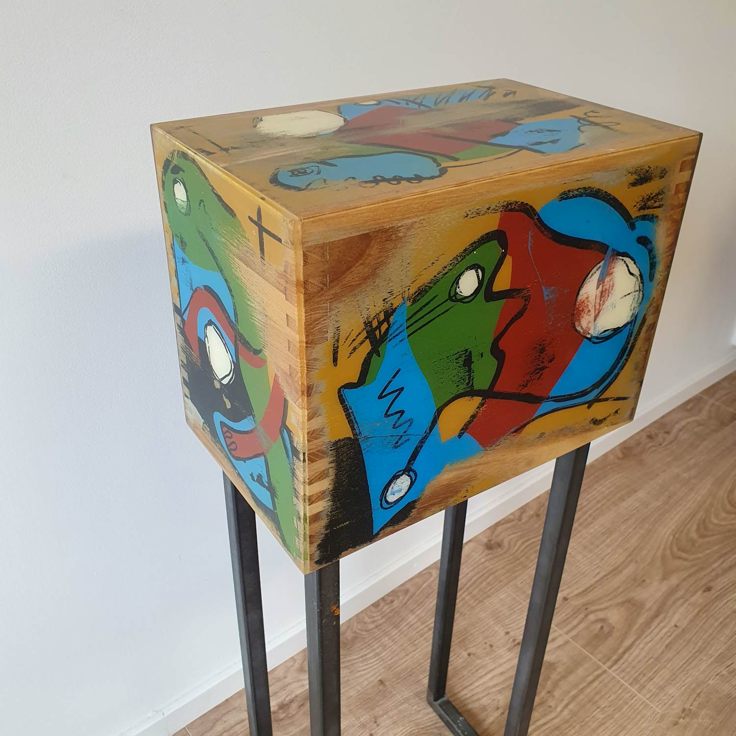 Christian van Hedel - Art Block S blauw epoxy kopen? Bied vanaf 25!