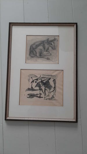 Douwe Jan van der Zweep - Zittende en staande koe kopen? Bied vanaf 55!