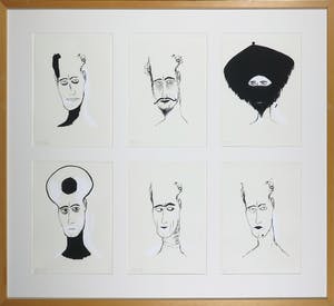 Henk Visch - Zeefdruk, Portretten - Ingelijst kopen? Bied vanaf 1!