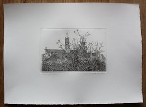 Han van Hagen - Ets: "Hulst" - 1978 kopen? Bied vanaf 75!