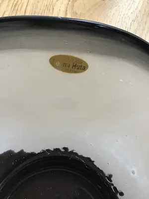 Glashutte Poschinger - Kristallen gegolfde schaal kopen? Bied vanaf 1!