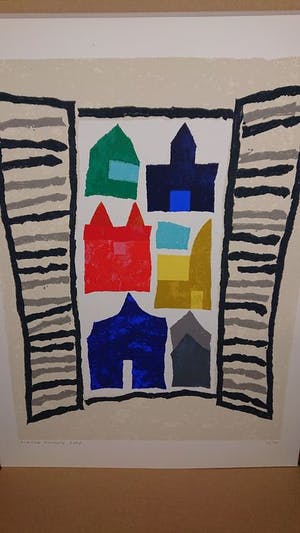 Harrie Gerritz - Fraai en kleurrijk werk van de hand van Harrie Gerritz. kopen? Bied vanaf 90!