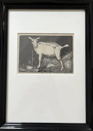 Jan Mankes - Originele Heliogravure Geit 1923 kaufen? Bieten Sie von 1!