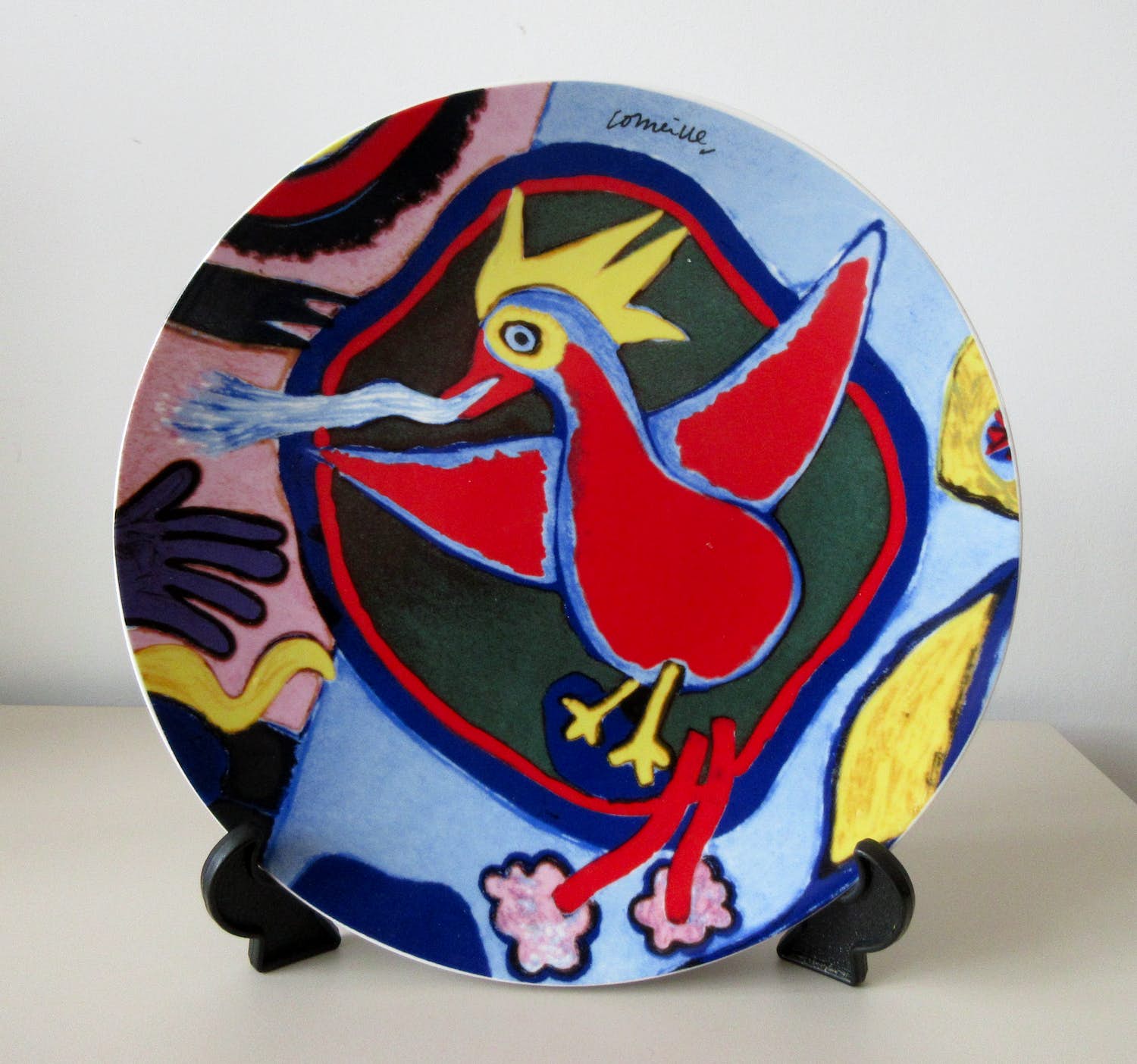 Corneille - Bord "De Vuurvogel" verkocht voor € 33!