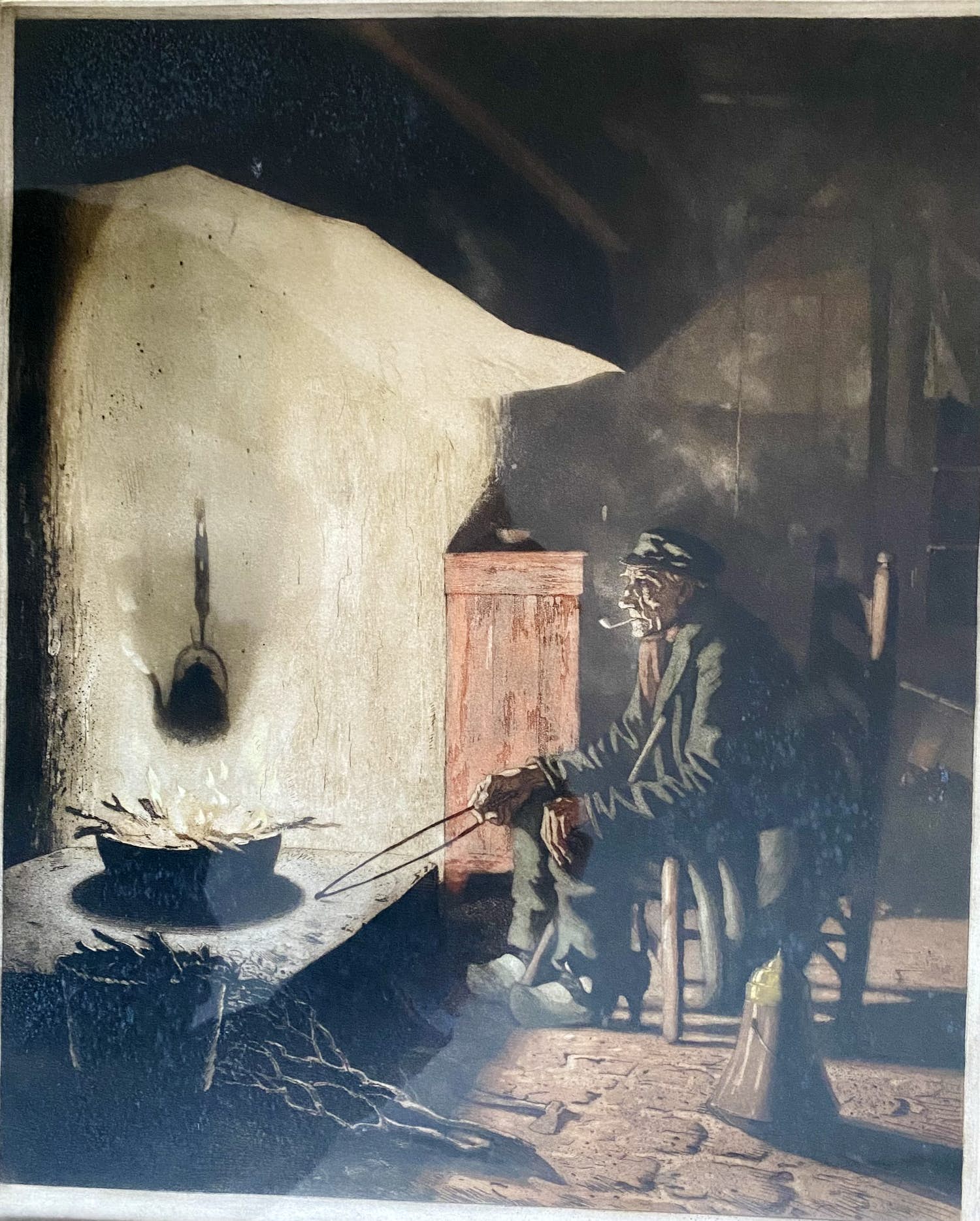 Tjeerd Bottema - Bij de haard verkocht voor € 45!