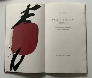 Lei Molin - Waar het blauw eindigt - zeefdrukken en gedichten kopen? Bied vanaf 200!