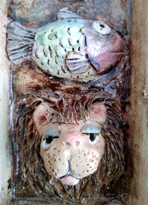 Niet of onleesbaar gesigneerd - Keramische sculptuur, vrolijk, gesigneerd kopen? Bied vanaf 1!