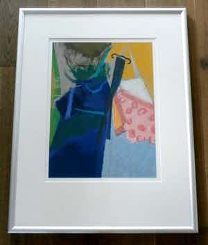 Henk van Vessem - ingelijste zeefdruk - 1994 verkocht voor € 55!