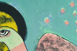 Corneille - 'Au bord d'une plage noire' -gesigneerde ingelijste litho kopen? Bied vanaf 129!