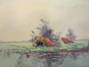 Hans Lenteman - Plasgezicht met eenden kopen? Bied vanaf 50!