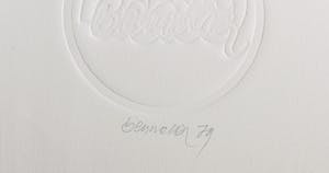 Miguel Berrocal - Blinddruk, Gauffrage of the Torso kopen? Bied vanaf 1!