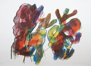 Jan Sierhuis - Litho, Zonder titel kopen? Bied vanaf 60!