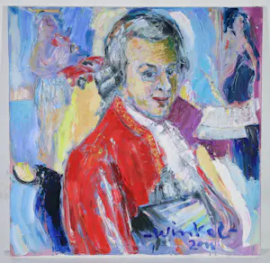 Arien Winkel - Olieverf op doek - Serie van 3 componisten: Beethoven, Mozart en Joseph Haydn kaufen? Bieten Sie von 250!