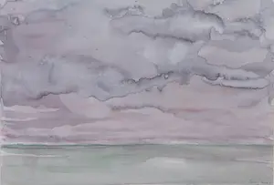 Aart Roos - Aquarel, Zonder titel - Ingelijst kopen? Bied vanaf 1!